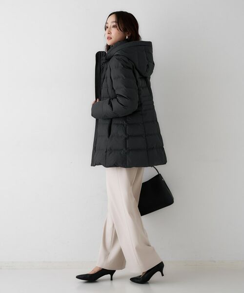 UNTITLED / アンタイトル ダウンジャケット・ベスト | 【はっ水機能/フード取り外し可】ミディダウンコート | 詳細15
