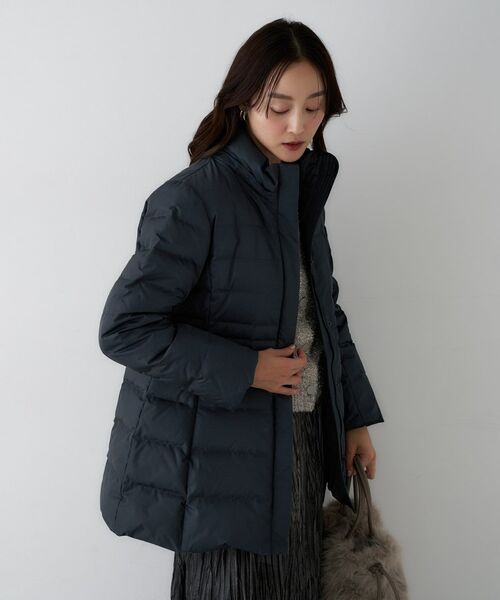 UNTITLED / アンタイトル ダウンジャケット・ベスト | 【はっ水機能/フード取り外し可】ミディダウンコート | 詳細20