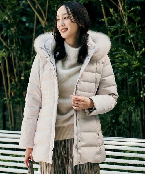 UNTITLED / アンタイトル ダウンジャケット・ベスト | 【はっ水機能/フード取り外し可】ミディダウンコート | 詳細23