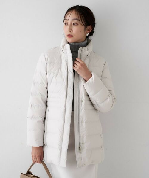 UNTITLED / アンタイトル ダウンジャケット・ベスト | 【はっ水機能/フード取り外し可】ミディダウンコート | 詳細6