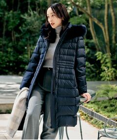 UNTITLED / アンタイトル ダウンジャケット・ベスト | 【はっ水機能/フード取り外し可/防寒】ロングダウンコート