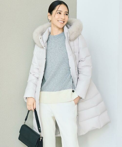 UNTITLED / アンタイトル ダウンジャケット・ベスト | 【はっ水機能/フード取り外し可/防寒】ロングダウンコート | 詳細15