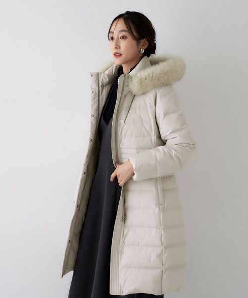 UNTITLED / アンタイトル ダウンジャケット・ベスト | 【はっ水機能/フード取り外し可/防寒】ロングダウンコート | 詳細17