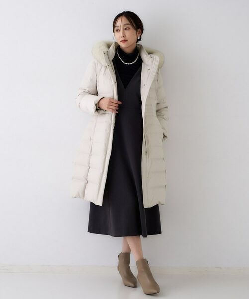 UNTITLED / アンタイトル ダウンジャケット・ベスト | 【はっ水機能/フード取り外し可/防寒】ロングダウンコート | 詳細19