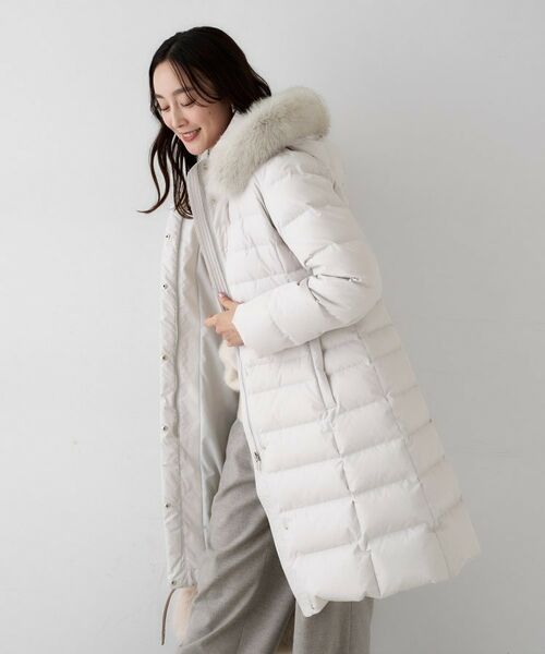 UNTITLED / アンタイトル ダウンジャケット・ベスト | 【はっ水機能/フード取り外し可/防寒】ロングダウンコート | 詳細2