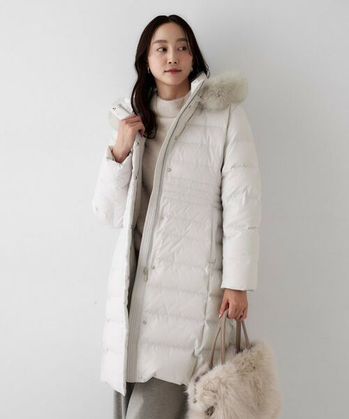 UNTITLED / アンタイトル ダウンジャケット・ベスト | 【はっ水機能/フード取り外し可/防寒】ロングダウンコート | 詳細3