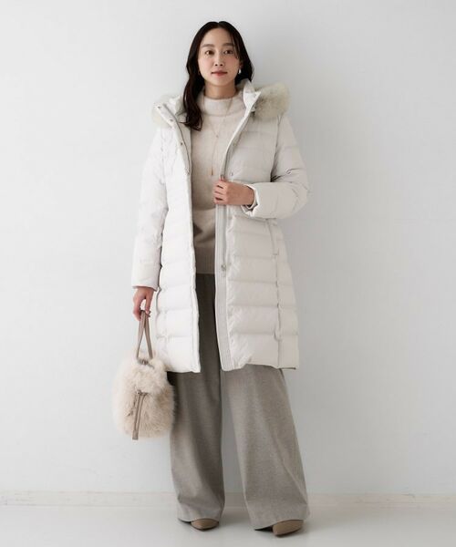 UNTITLED / アンタイトル ダウンジャケット・ベスト | 【はっ水機能/フード取り外し可/防寒】ロングダウンコート | 詳細5