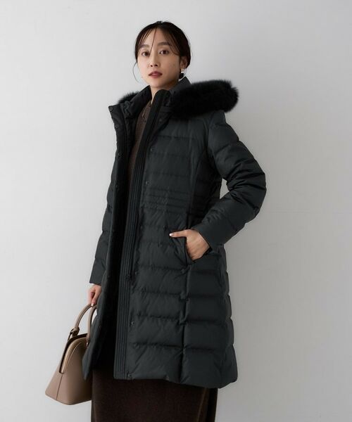 UNTITLED / アンタイトル ダウンジャケット・ベスト | 【はっ水機能/フード取り外し可/防寒】ロングダウンコート | 詳細9