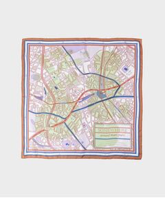 UNTITLED / アンタイトル バンダナ・スカーフ | 【manipuri】65×65正方形 コラージュサムウェア シルクスカーフ