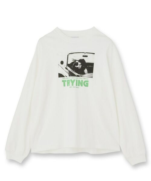 UNTITLED / アンタイトル カットソー | 【PARROTT CANVAS】フォトメッセージL／Sティーシャツ | 詳細1