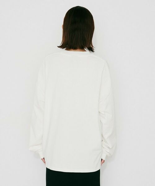 UNTITLED / アンタイトル カットソー | 【PARROTT CANVAS】フォトメッセージL／Sティーシャツ | 詳細12