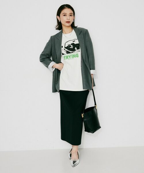 UNTITLED / アンタイトル カットソー | 【PARROTT CANVAS】フォトメッセージL／Sティーシャツ | 詳細4