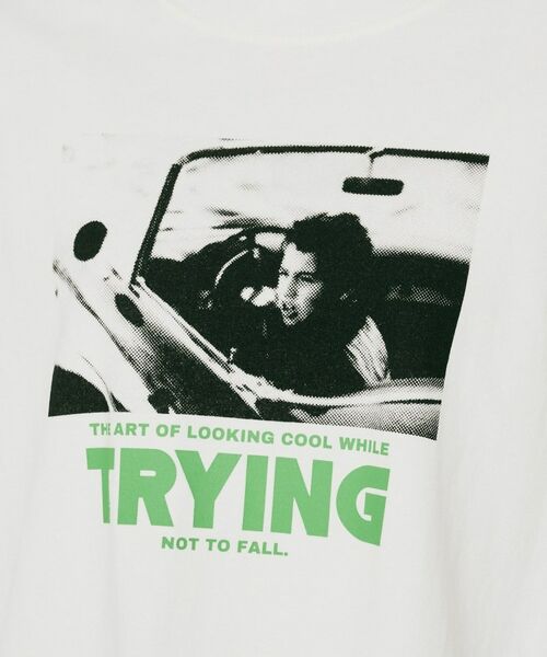 UNTITLED / アンタイトル カットソー | 【PARROTT CANVAS】フォトメッセージL／Sティーシャツ | 詳細5