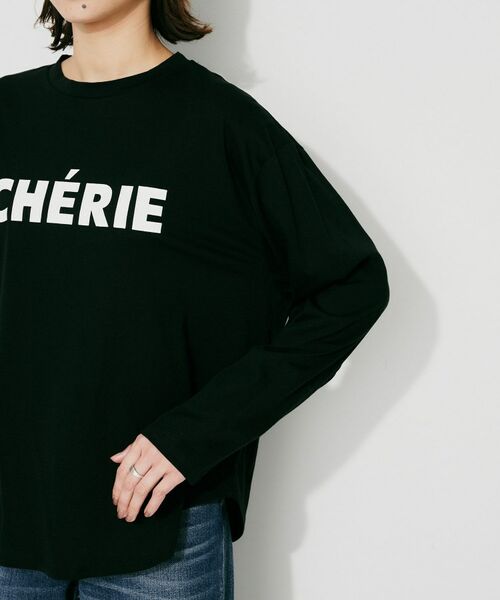 UNTITLED / アンタイトル カットソー | 【CHIGNON】CHERIE シンプルロゴTシャツ | 詳細14
