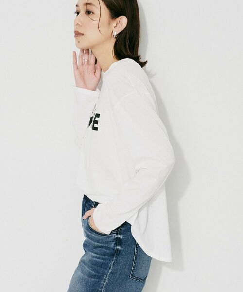 UNTITLED / アンタイトル カットソー | 【CHIGNON】CHERIE シンプルロゴTシャツ | 詳細3