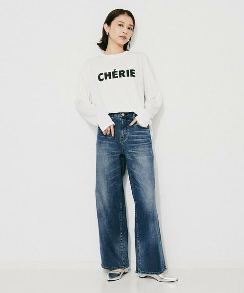 UNTITLED / アンタイトル カットソー | 【CHIGNON】CHERIE シンプルロゴTシャツ | 詳細4