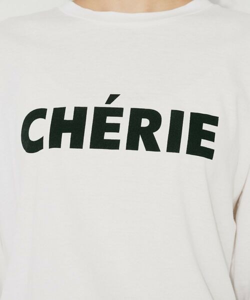 UNTITLED / アンタイトル カットソー | 【CHIGNON】CHERIE シンプルロゴTシャツ | 詳細5