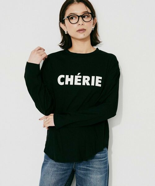 UNTITLED / アンタイトル カットソー | 【CHIGNON】CHERIE シンプルロゴTシャツ | 詳細6