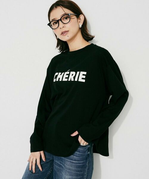 UNTITLED / アンタイトル カットソー | 【CHIGNON】CHERIE シンプルロゴTシャツ | 詳細7