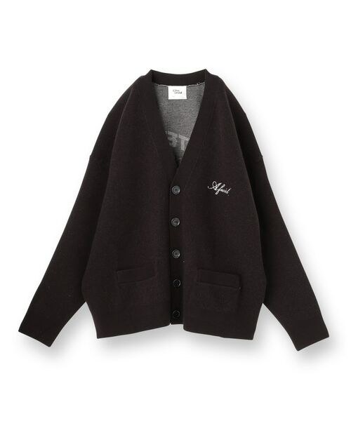 UNTITLED / アンタイトル カーディガン・ボレロ | 【St．Johns 3rd Club】ロゴVネック カーディガン | 詳細1