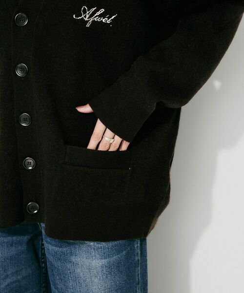 UNTITLED / アンタイトル カーディガン・ボレロ | 【St．Johns 3rd Club】ロゴVネック カーディガン | 詳細17