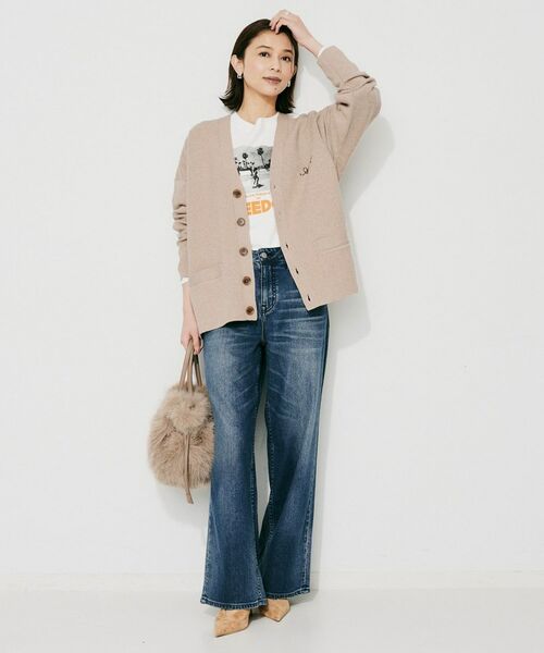 UNTITLED / アンタイトル カーディガン・ボレロ | 【St．Johns 3rd Club】ロゴVネック カーディガン | 詳細4