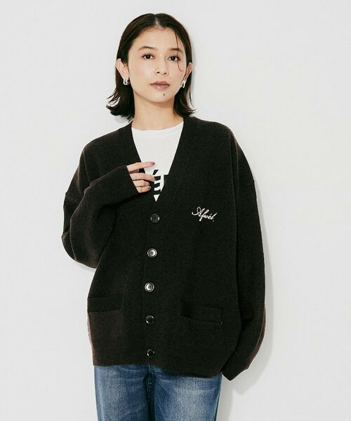 UNTITLED / アンタイトル カーディガン・ボレロ | 【St．Johns 3rd Club】ロゴVネック カーディガン | 詳細7