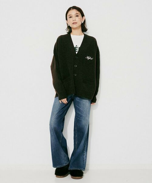 UNTITLED / アンタイトル カーディガン・ボレロ | 【St．Johns 3rd Club】ロゴVネック カーディガン | 詳細9