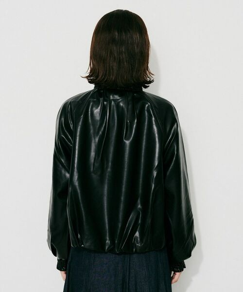 UNTITLED / アンタイトル レザーブルゾン・ジャケット | 【MARILYN MOON】ソフトレザー調ブルゾン | 詳細10