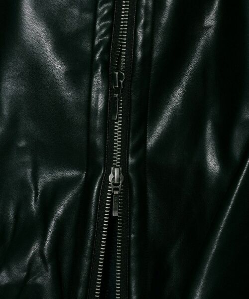 UNTITLED / アンタイトル レザーブルゾン・ジャケット | 【MARILYN MOON】ソフトレザー調ブルゾン | 詳細16
