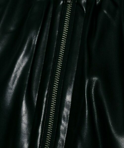 UNTITLED / アンタイトル レザーブルゾン・ジャケット | 【MARILYN MOON】ソフトレザー調ブルゾン | 詳細7