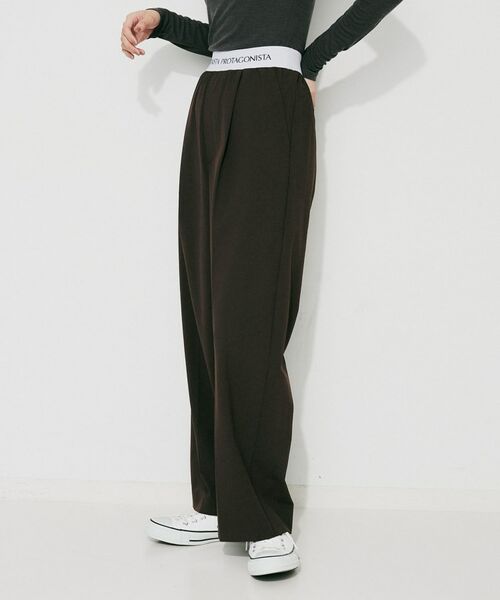 UNTITLED / アンタイトル パンツ | 【PROTAGPNISTA】QUICK DRY WAIST LOGO PANTS | 詳細3