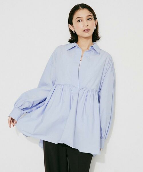 UNTITLED/アンタイトル 【PROTAGPNISTA】FLAIR SHIRT ブルー(091) 02 UNTITLED/アンタイトル 【PROTAGPNISTA】FLAIR SHIRT ブルー(091) 02