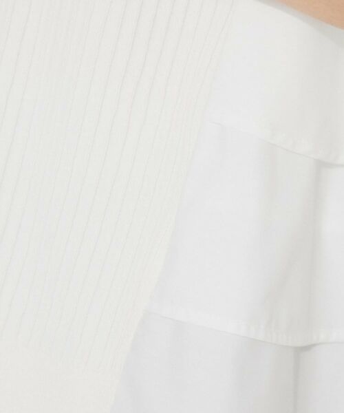 UNTITLED / アンタイトル シャツ・ブラウス | 【TORRAZZO DONNA】ニット×ファブリックティアードブラウス | 詳細5