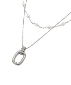 UNTITLED / アンタイトル ネックレス・ペンダント・チョーカー | 【ステンレス】MIXレイヤードチェーンネックレス