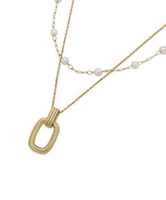 UNTITLED / アンタイトル ネックレス・ペンダント・チョーカー | 【ステンレス】MIXレイヤードチェーンネックレス