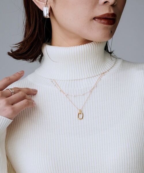 UNTITLED / アンタイトル ネックレス・ペンダント・チョーカー | 【ステンレス】MIXレイヤードチェーンネックレス | 詳細6