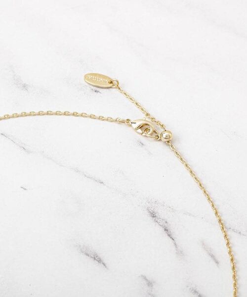 UNTITLED / アンタイトル ネックレス・ペンダント・チョーカー | 【ステンレスチェーン】ライトダブルリング ネックレス | 詳細2