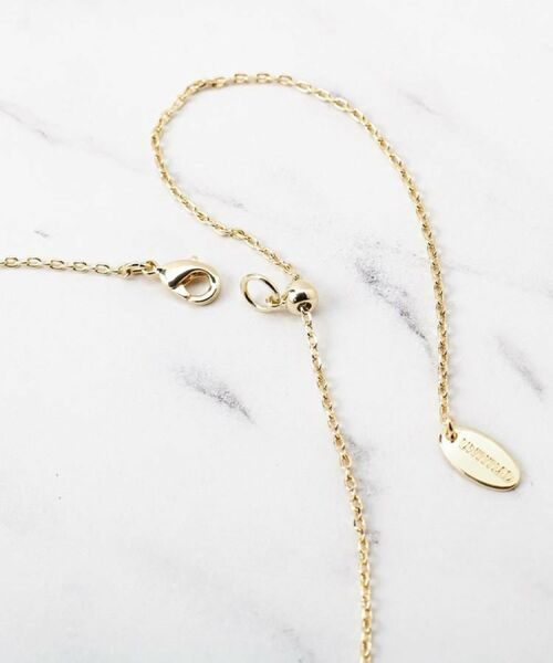 UNTITLED / アンタイトル ネックレス・ペンダント・チョーカー | 【ステンレスチェーン】ライトダブルリング ネックレス | 詳細3