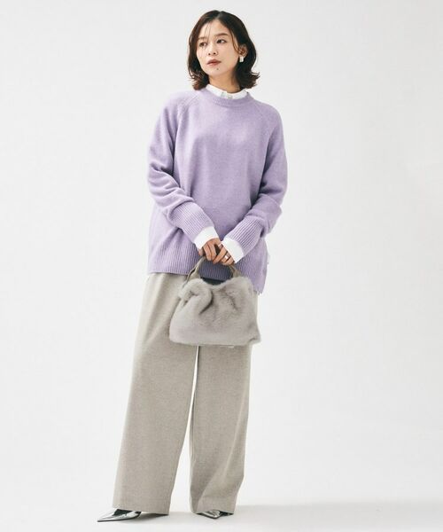 UNTITLED / アンタイトル ハンドバッグ | ミニフェイクファーショルダー | 詳細13