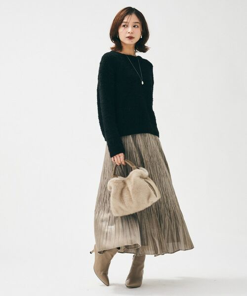 UNTITLED / アンタイトル ハンドバッグ | ミニフェイクファーショルダー | 詳細16