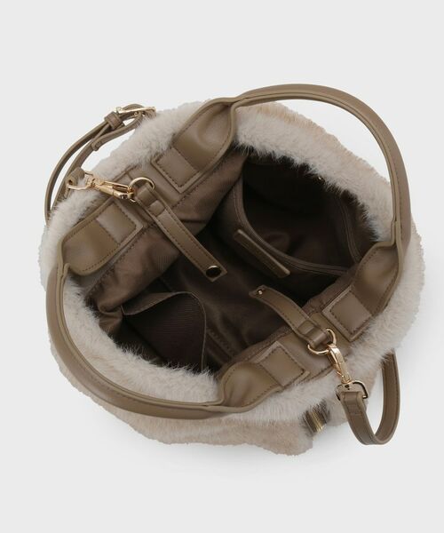 UNTITLED / アンタイトル ハンドバッグ | ミニフェイクファーショルダー | 詳細6