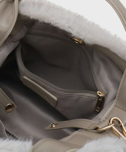 UNTITLED / アンタイトル ハンドバッグ | ミニフェイクファーショルダー | 詳細8