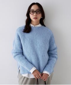 UNTITLED / アンタイトル ニット・セーター | 【ゆったり/モヘヤニット】アルパカ混シャギー プルオーバー