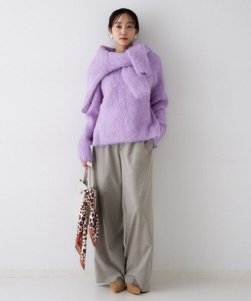 UNTITLED / アンタイトル ニット・セーター | 【ゆったり/モヘヤニット】アルパカ混シャギー プルオーバー | 詳細10