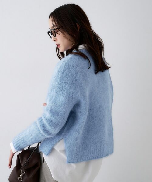 UNTITLED / アンタイトル ニット・セーター | 【ゆったり/モヘヤニット】アルパカ混シャギー プルオーバー | 詳細13