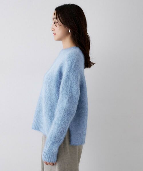 UNTITLED / アンタイトル ニット・セーター | 【ゆったり/モヘヤニット】アルパカ混シャギー プルオーバー | 詳細17