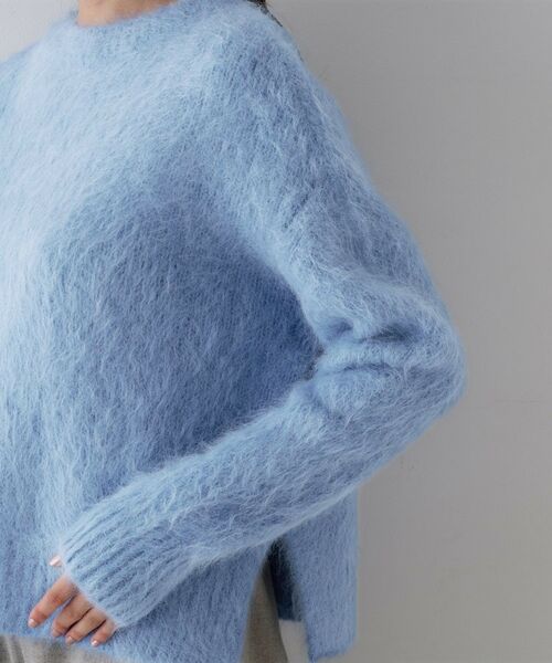 UNTITLED / アンタイトル ニット・セーター | 【ゆったり/モヘヤニット】アルパカ混シャギー プルオーバー | 詳細20