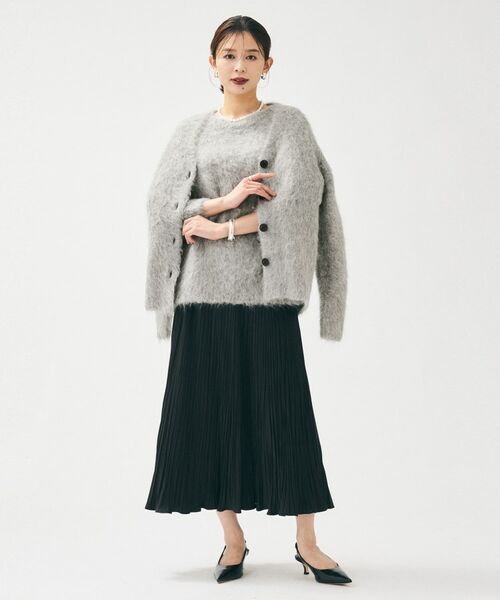 UNTITLED / アンタイトル ニット・セーター | 【ゆったり/モヘヤニット】アルパカ混シャギー プルオーバー | 詳細4