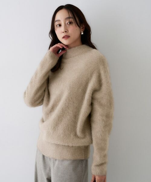UNTITLED / アンタイトル ニット・セーター | 【大人な品格/ふわふわニット】フォックスカシミヤ コクーンニット | 詳細11